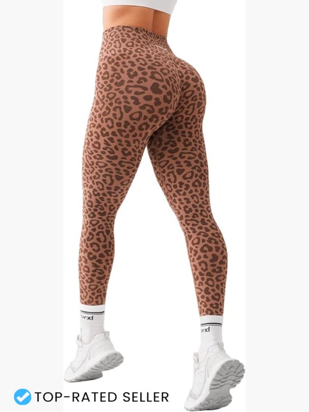 High Waist Seamless Butt Lifting Workout Leggings Tummy Control Compression